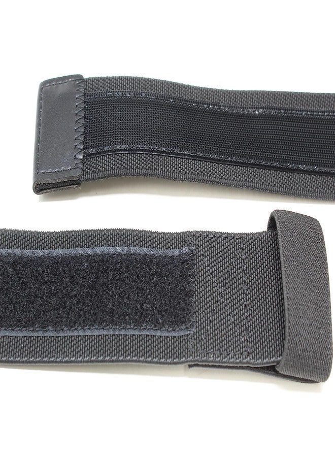 BC Belts Flexible Black Nylon Belt with Adjustable Hook and Loop Closure – No Buckle No Metal and TSA Approved (Black-L) - Image 5